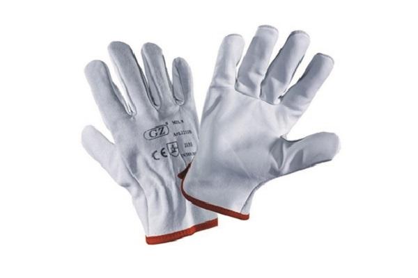GUANTI FIORE DORSO IN CROSTA TG. 8 9 10